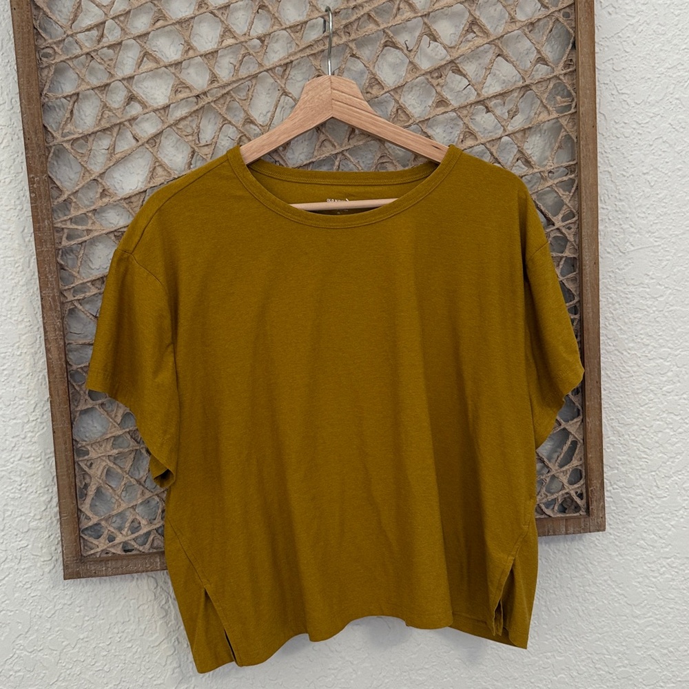 Old Navy Active Yellow Tee